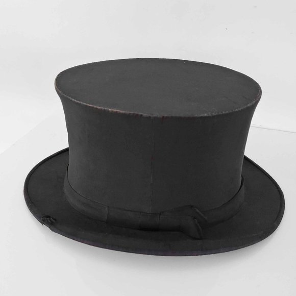Antique Rogers Peet Company Silk Collapsible Top Hat